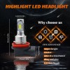 AUIMSOCO H11 LED Headlight Super Bright Bulbs Kit White 6000K