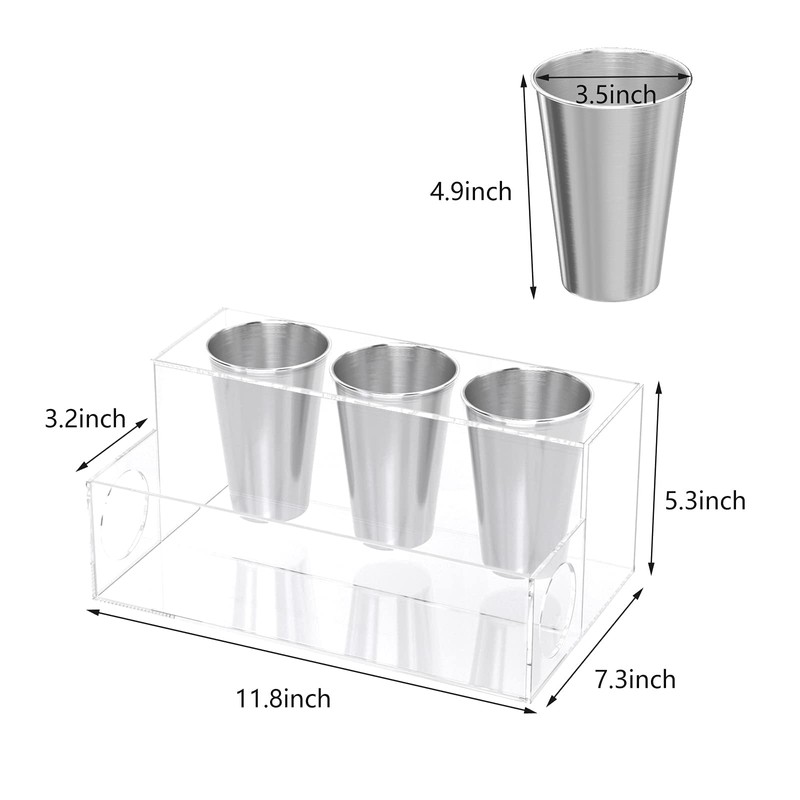 NIUBEE Hair Tool Organizer, Clear Acrylic Hair Dryer and Styling