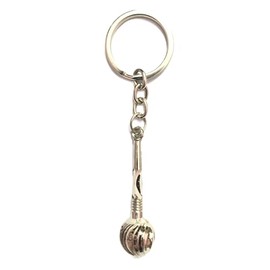 Bro Mart Jai Shri Ram Silver Hanuman Ji Gada Keychain For Car and Bike (Multi Color)
