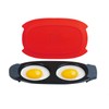 MKYSAIL Quick-Heat Microwave Egg Cooker|Poacher|fryer,Multi-use microwave egg maker for Breakfast