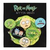 GB eye Rick & Morty Characters Badge Pack