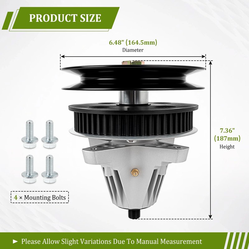 wyevee 918-04512A Deck Spindle Compatible with C ub Cad et