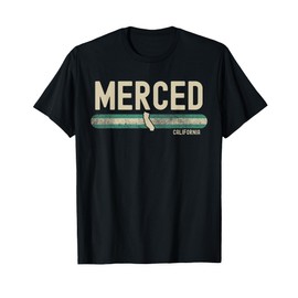 Merced CA | California | Travel & 80s Style T-Shirt
