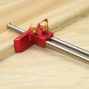Woodworking Marking Gauge 20cm Clear Scale Double Head Scriber Ruler