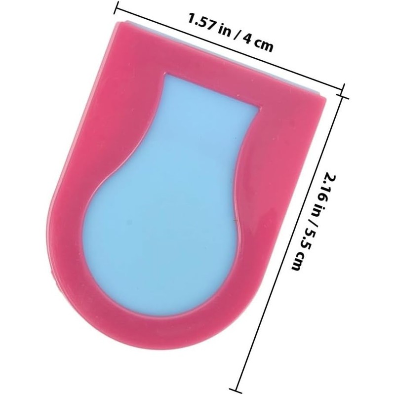 6 Piezas Tiza Cabello Lavable, 6 Colores, Portátil de Plástico