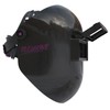 Tefuawe Black Flip Up Chopped Fiberglass Sugar Scoop Welding Helmet,