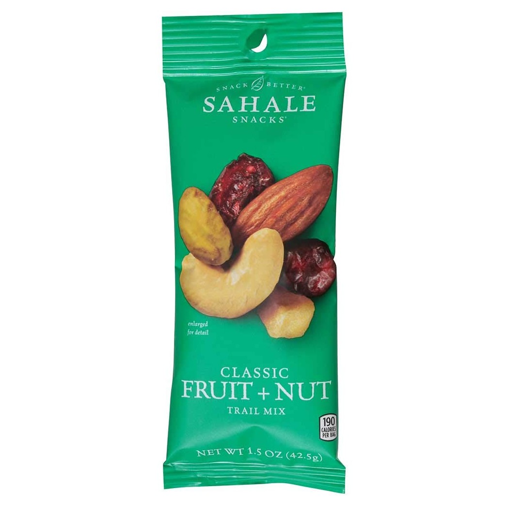 Sahale Classic Fruit and Nut Glazed Trail Mix, 1.5 Ounce -- 18 per case.