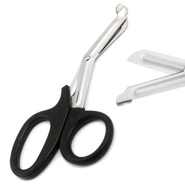 Paramedic Utility Black Bandage First AID Trauma EMT EMS Shears Scissors 5.5 INCH Stainless Steel (PC Brand)
