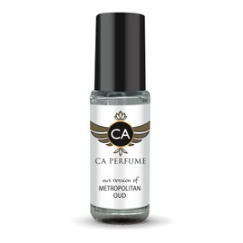 CA Perfume Impression of Metropolitan Oud For Women and Men Fragrance Body Oil Dupes Attar Roll-On 0.14 Fl Oz/4ml
