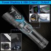 X.store 900000LM Powerful LED Flashlight Rechargeable Super Bright Work Tactical