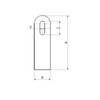 Stainless Steel Welding Tab V2A Polished on Both Sides 100