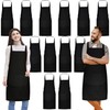 Vyndicca Pack of 12 Cooking Aprons, Baking Apron with 2