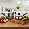 Tuxton Home Nevada 7 Piece Cookware set; Stainless Steel, PFTE
