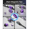 EndlesShine Magnetic 24-Pin Micro USB Connector Tip, 240W PD Fast