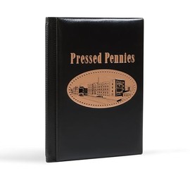 Leuchtturm 355642 album pressed pennies for 96 elongated coins, squeezes, pressed presses and souvenir coins