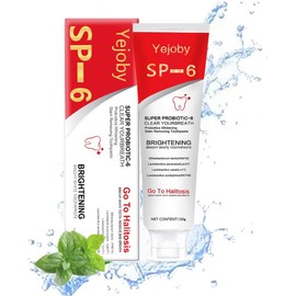 Yejoby (New) 2025  Super Probiotic Sp-6 Toothpaste, Sp-6 Ultra Whitening Toothpaste, Sp 6 Toothpaste,Fresh Breath, Sp-6 Toothpaste 4.9 oz SP-10,SP-10 SP-8 SP-4 sp-10 sp-8 sp-4 sp8 sp6 sp4 SP-10 #springtok - Specification: SP6 Toothpaste-1Pcs