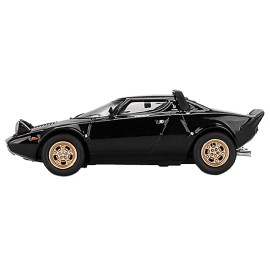 DCD Mini GT 1/64 Diecast Model Car Lancia Stratos HF Stradale Nero Limited Edition Black Toy