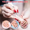 YUXIANLB 6pcs Cuticle Drill Bit, Flame Shape Diamond Nail Drill