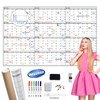 Large Dry Erase Wall Calendar 60" x 38" - Premium