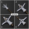 ANBOO Set of 100 expansion dowels, hollow wall dowels, suitable