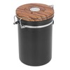 Coffee Canister 1.8L Stainless Steel Airtight Coffee Bean Storage Container