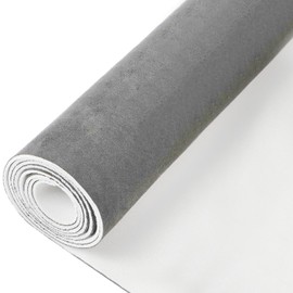 2025 Upgraded Suede Car Roof Fabric with Foam Backing，Compatible with Accord/CR-V/Camry/Ford and Most Models,Original Size Fit and Home DIY，2pcs (Grey, 56×60)