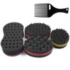Big Holes Magic Sponge Brush for Wave, Coils, and Afro