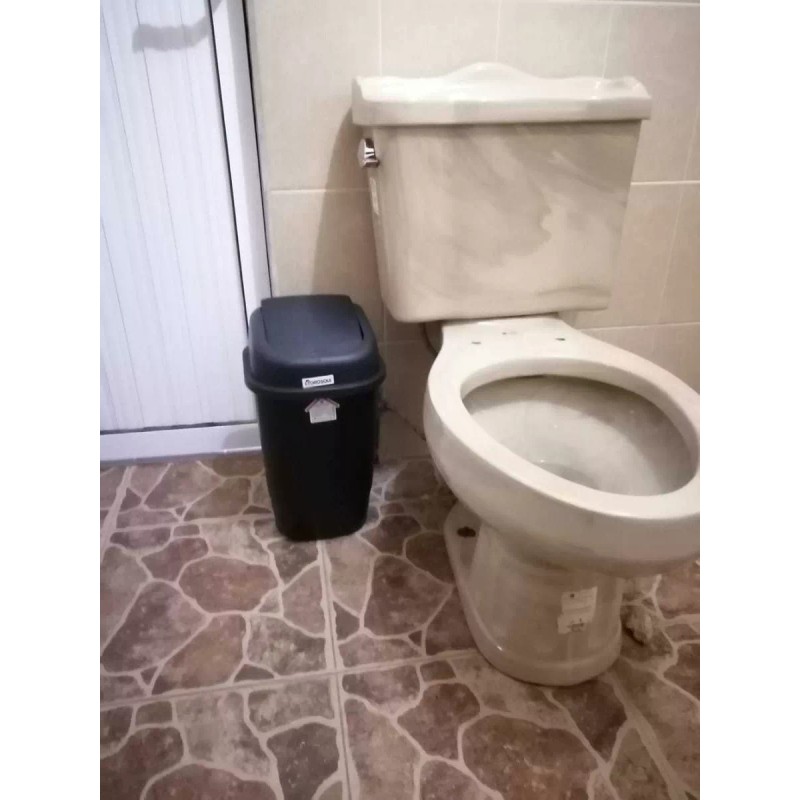 Torosqui Bote De Basura Chico Con Balancín Para Baño Habitación