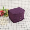 3 Layers Portable Jewelry Earrings Rings Bracelet Necklace Box Organizer