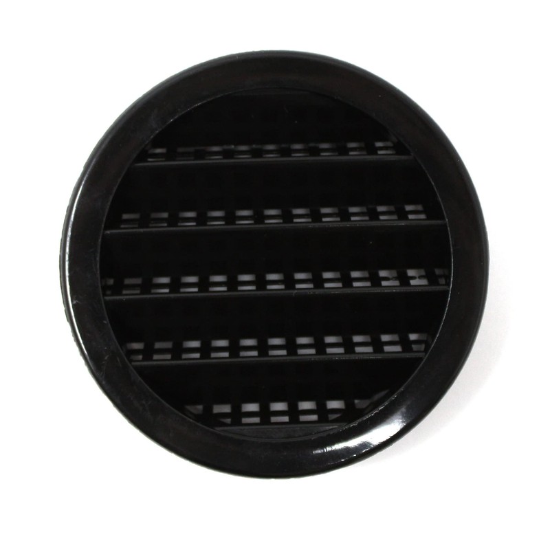 2.5" Round Plastic Louver Soffit Air Vent Reptile Screen Grille