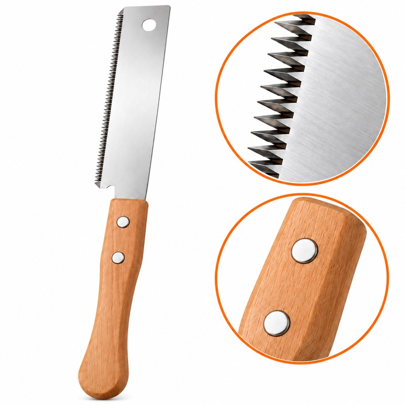 Japanese Style Hand Saw for Woodworking – Flexible Pull Saw