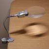 Magnifying Glass Clamp LED Light Gooseneck Desk Lamp Clamp for