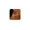 Gold Pated Large Circle Hoop Earrings with Shine Script, Lightweight