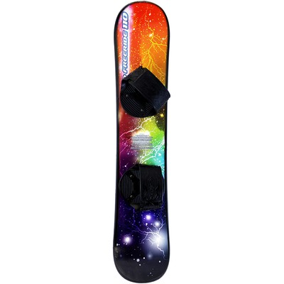 Emsco Group ESP 110 cm Freeride Snowboard - Adjustable Bindings - for Beginners and Experienced Riders, Graphic