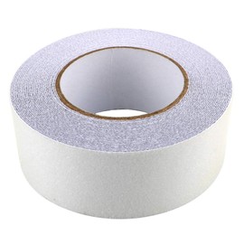 KILIGEN Anti-Slip Tape Roll Type, Waterproof, 2.0 inches (50 mm) x 32.8 ft (10 m), Easy to Apply, For Outdoor and Indoor Use, Anti-Slip, Black (Transparent White)
