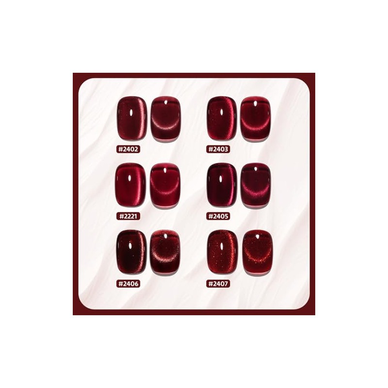 GAOY- Juego de esmaltes de uñas en gel con efecto