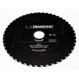 LXDIAMOND Carbide Saw Blade 190 mm x 30.0 mm Z48 for Iron Steel Stainless Steel V2A V4A Steel Profiles Sheet Metal Circular Saw Blade Suitable for Chop Saws Hand Circular Saws Metal Cutting Saws Table