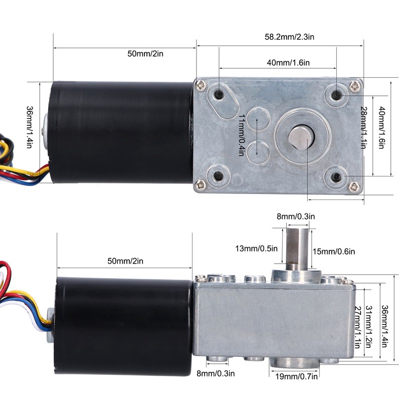 Gear Motor Brushless High Torsion Low Noise Reduction Metal Gearbox