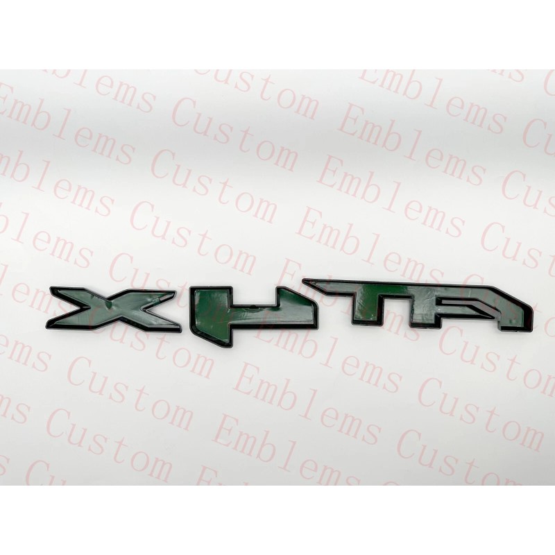 Auto 2PCS Doors Gloss Black AT4X OVERLAY Emblem 2023+ GMC