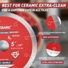 EZARC 5 inch Diamond Blade, Advanced Ceramic Diamond Porcelain Cutting