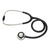 Medical Stethoscope Dual Head Clear Transmission Soft Ear Plugs Stainless