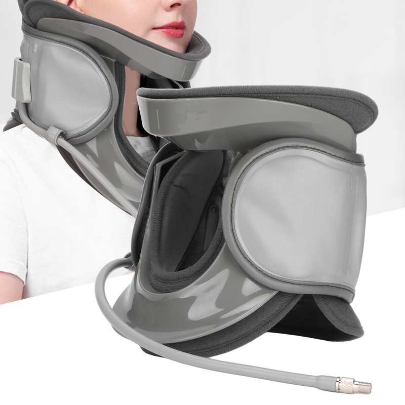 Inflatable Neck Support Traction Device Relieve Pain Cervical Stretching Correction