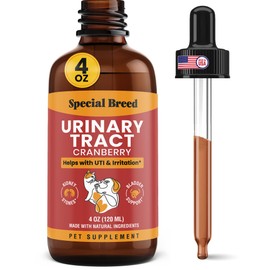 Special Breed Urinary Tract Infection Treatment for Cats and Dogs - Cranberry UTI Supplement, Kidney and Bladder Support, 4 oz
