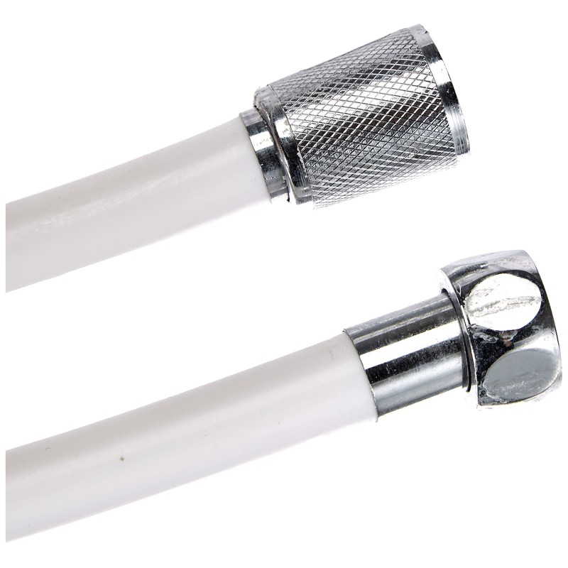 RIDDER Shower Hose Barbados White 1,5 m, 3 Set