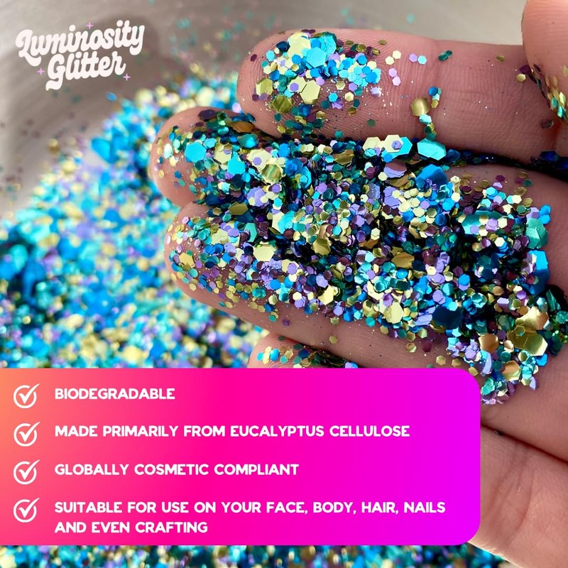 Fine Glitter Makeup - Biodegradable Eco Glitter Makeup - Glitter