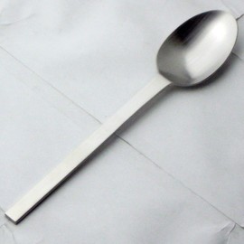 Nagao Natural Dinner Spoon, 7.2 inches (18.2 cm), 18-10 Stainless Steel, Made in Japan