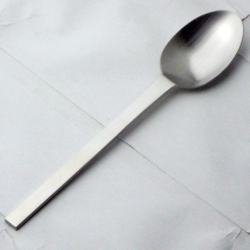 Nagao Natural Dinner Spoon, 7.2 inches (18.2 cm), 18-10 Stainless