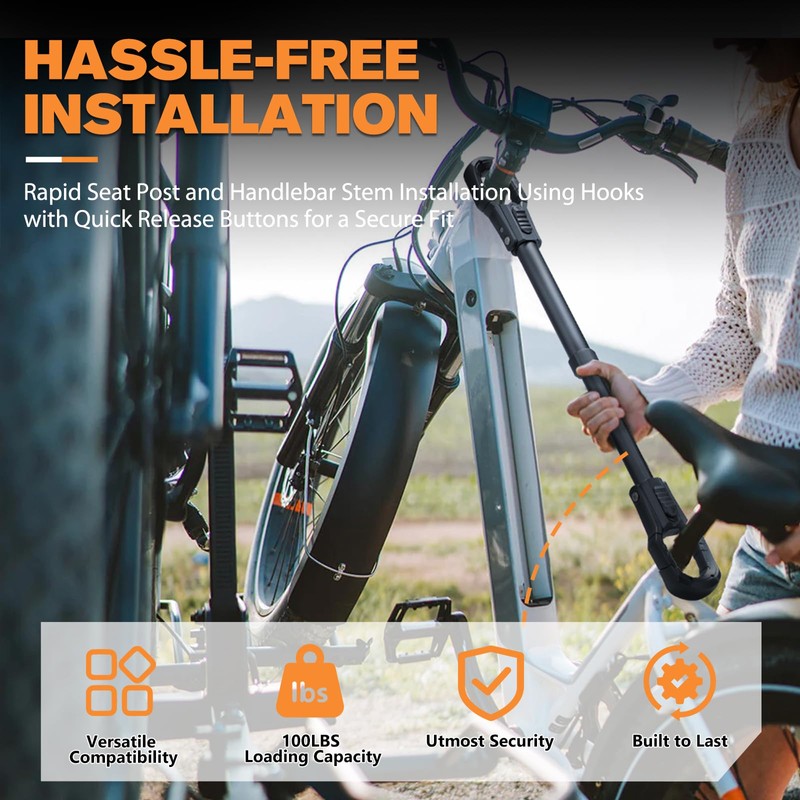 E Bike Frame Adaptor Fits Up to 100lbs for E