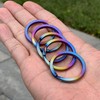 CLAN Titanium Key Ring Set - Lightweight and Rustproof Key