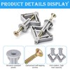 Pack of 100 Expansion Dowels, Cavity Dowels, Fischer Self-Drilling Plasterboard